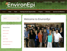 Tablet Screenshot of environepi.ca